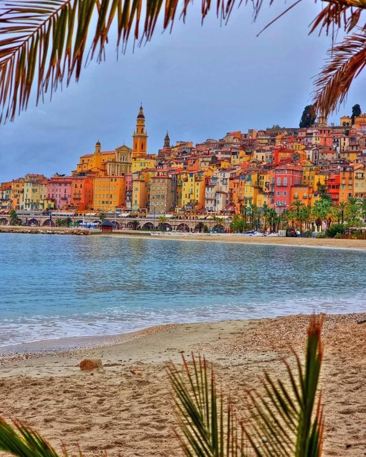 Charmant studio avec coin nuit - vieille ville Menton Extérieur photo